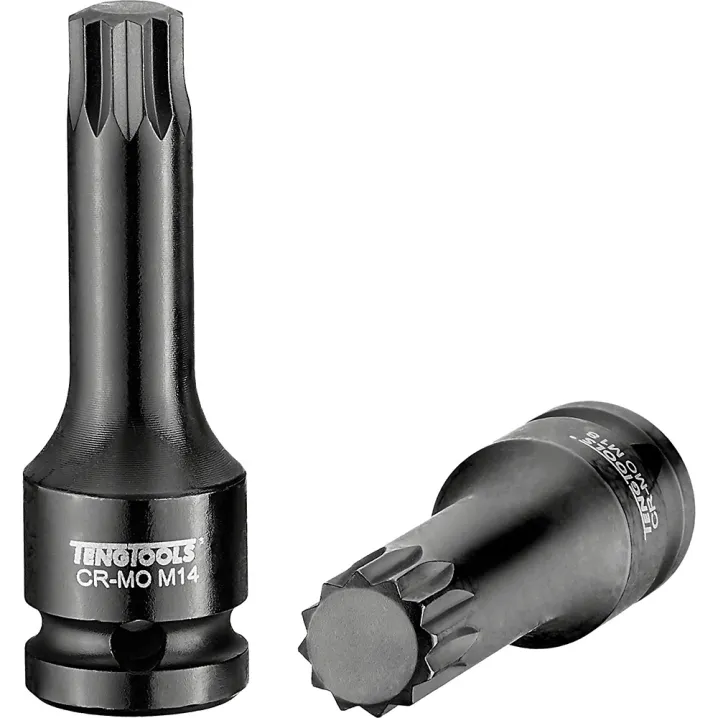 1/2" Drive XZN Spline Impact Bit Socket 14 x 78mm